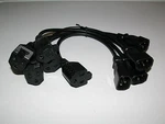 Pdu Power Cords C14 To 5-15R Adapter, Lot, Ait Best Cables, Usa Priority Ship. Fixed Price $26.95.