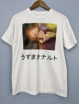 Naruto Shippuden Shirt Ripple Junction Y2K 2002-2007 White Cotton Adult Sz M. Fixed Price $11.00.