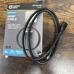 Commercial Electric High-speed Hdmi 2.0 Cable Male-to-male Black 3-FT HD1382. Fixed Price $11.95.