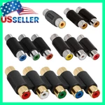 Rca Coupler 1 2 3 5 Female Jack Cable Joiner Adapter Video Audio Connector. Fixed Price $10.29.