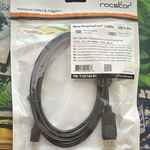 Rocstor Mini Displayport Cable 6FT/1.8M Black Mpn Y10C165-B1. Fixed Price $20.00.