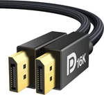 Ivanky 16K Displayport Cable 2.1, Vesa Certified Dp Cord 6.6 Feet, Black. Fixed Price $14.64.
