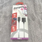 Energizer Braided Usb Type To Sync & Charge Cable 8FT Black White. Fixed Price $9.45.