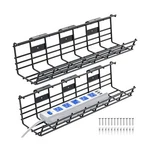 Under Cable Management Tray, Delamu Desk, 2 Pack .... Fixed Price $53.14.