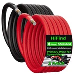 Hifind 4 Gauge Awg Power Ground Wire Cable 20 FT/2 Pack, True Spec Shielded B.... Fixed Price $47.35.