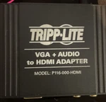 Tripp Lite P116-000-HDMI Vga With Audio To Converter Adapter For Stereo.... Fixed Price $10.00.