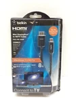 Belkin Macbook To Hdtv Mini Displayport Cable F2CD026 8 Ft. Fixed Price $14.39.